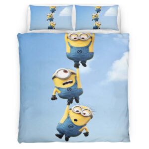 Housse De Couette Minions Personnages 32 Parure de lit Ensemble De Literie