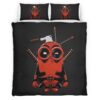Housse De Couette Minions et Deadpool Parure de lit Ensemble De Literie