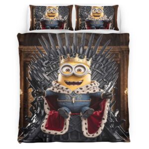 Housse De Couette Minions Game of Minions Parure de lit Ensemble De Literie