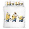 Housse De Couette Minions Guitariste Parure de lit Ensemble De Literie