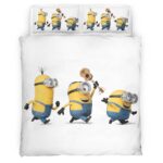 Housse De Couette Minions Guitariste Parure de lit Ensemble De Literie