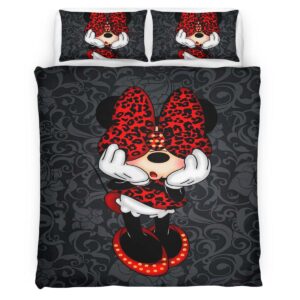 Housse De Couette Minnie Mouse Disney 03 Parure de lit Ensemble De Literie