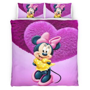 Housse De Couette Minnie Mouse Disney 04 Parure de lit Ensemble De Literie