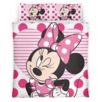 Housse De Couette Minnie Mouse Disney 13 Parure de lit Ensemble De Literie
