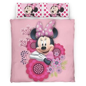 Housse De Couette Minnie Mouse Disney 14 Parure de lit Ensemble De Literie