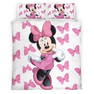 Housse De Couette Minnie Mouse Disney 15 Parure de lit Ensemble De Literie