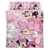 Housse De Couette Minnie Mouse Disney 19 Parure de lit Ensemble De Literie