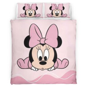 Housse De Couette Minnie Mouse Disney 27 Parure de lit Ensemble De Literie