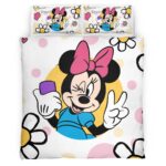 Housse De Couette Minnie Mouse Disney 29 Parure de lit Ensemble De Literie