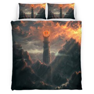 Housse De Couette Mordor Le Seigneur des Anneaux Parure de lit Ensemble De Literie