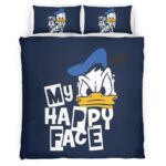 Housse De Couette Donald Duck « My Happy Face » Parure de lit Ensemble De Literie