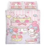 Housse De Couette My Melody & Hello Kitty 02 Parure de lit Ensemble De Literie