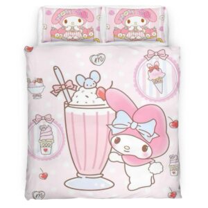 Housse De Couette My Melody & Hello Kitty 04 Parure de lit Ensemble De Literie