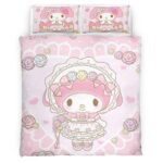 Housse De Couette My Melody & Hello Kitty 07 Parure de lit Ensemble De Literie