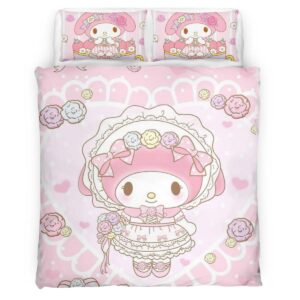 Housse De Couette My Melody & Hello Kitty 07 Parure de lit Ensemble De Literie