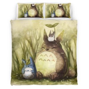 Housse De Couette Mon Voisin Totoro – Tous les Personnages 1 Parure de lit Ensemble De Literie