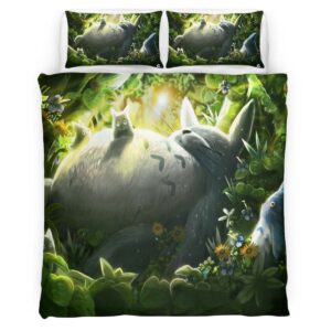 Housse De Couette Mon Voisin Totoro – Tous les Personnages 29 Parure de lit Ensemble De Literie