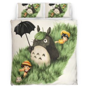 Housse De Couette Mon Voisin Totoro – Tous les Personnages 33 Parure de lit Ensemble De Literie