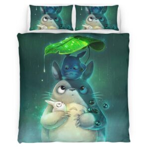 Housse De Couette Mon Voisin Totoro – Tous les Personnages 37 Parure de lit Ensemble De Literie