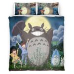 Housse De Couette Mon Voisin Totoro – Tous les Personnages 4 Parure de lit Ensemble De Literie