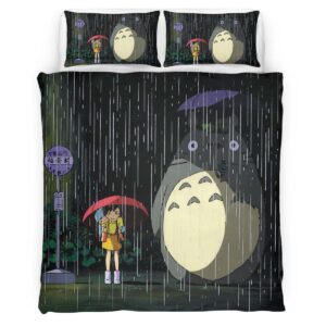 Housse De Couette Mon Voisin Totoro – Tous les Personnages 5 Parure de lit Ensemble De Literie