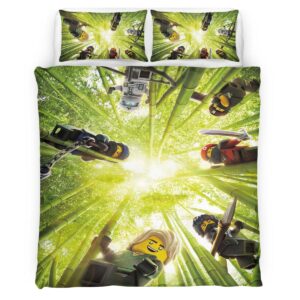 Housse De Couette Ninjago – Tous les Personnages 1006 Parure de lit Ensemble De Literie