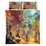 Housse De Couette Ninjago – Tous les Personnages 1011 Parure de lit Ensemble De Literie