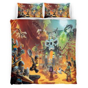 Housse De Couette Ninjago – Tous les Personnages 1011 Parure de lit Ensemble De Literie