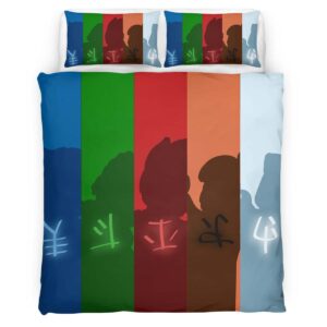 Housse De Couette Ninjago – Tous les Personnages 1014 Parure de lit Ensemble De Literie