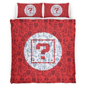 Housse De Couette Super Mario Jeu – Nintendo Parure de lit Ensemble De Literie