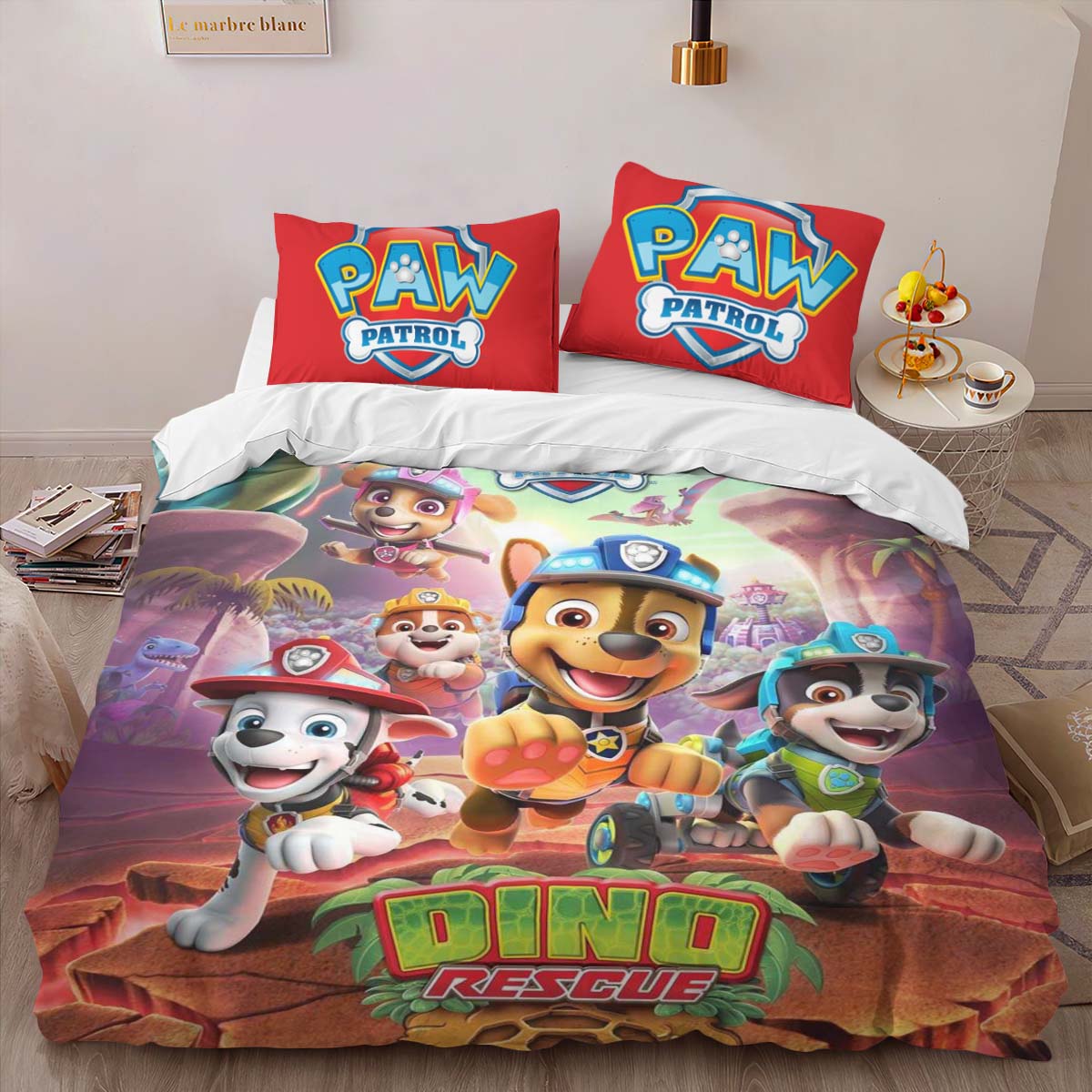 Housse De Couette Pat’ Patrouille 29 Parure de lit Ensemble De Literie – Image 2