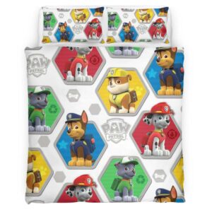 Housse De Couette Pat’ Patrouille 37 Parure de lit Ensemble De Literie