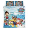 Housse De Couette Pat’ Patrouille Tous les personnages 15 Parure de lit Ensemble De Literie