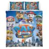 Housse De Couette Pat’ Patrouille Tous les personnages 17 Parure de lit Ensemble De Literie