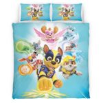 Housse De Couette Pat’ Patrouille Tous les personnages 22 Parure de lit Ensemble De Literie