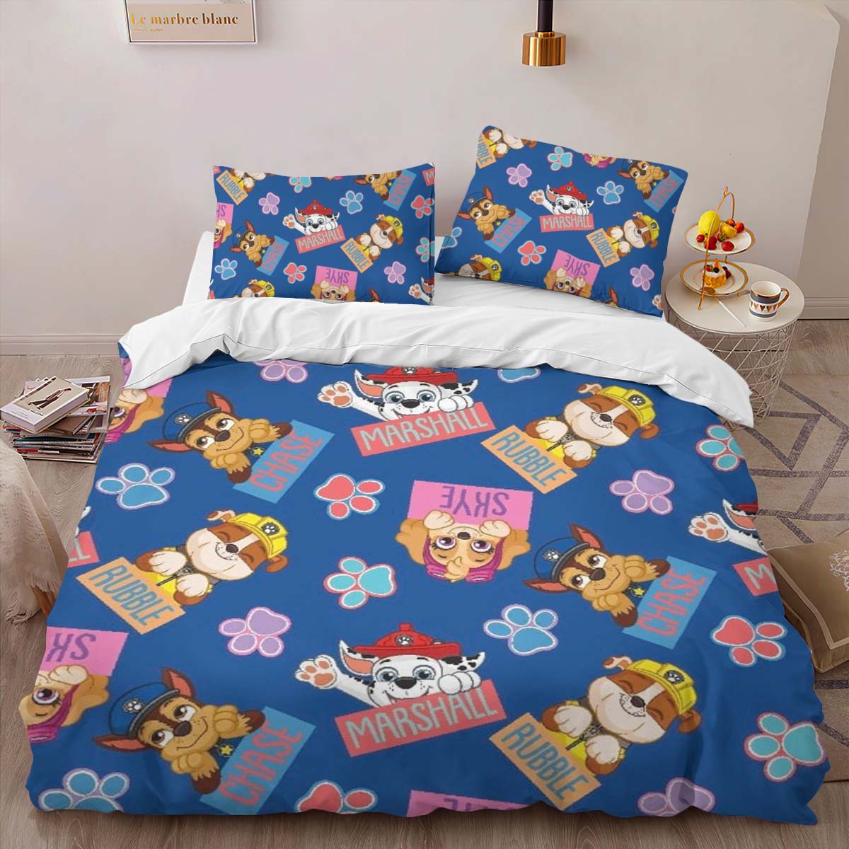 Housse De Couette Pat’ Patrouille Tous les personnages 35 Parure de lit Ensemble De Literie – Image 2