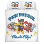 Housse De Couette Pat’ Patrouille Tous les personnages 5 Parure de lit Ensemble De Literie