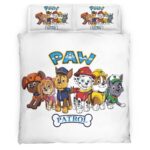 Housse De Couette Pat’ Patrouille Tous les personnages 9 Parure de lit Ensemble De Literie
