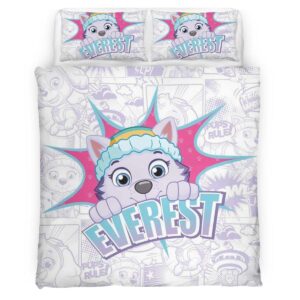 Housse De Couette Pat’ Patrouille Everest Parure de lit Ensemble De Literie