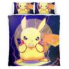 Housse De Couette Pikachu 2 Parure de lit Ensemble De Literie