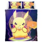 Housse De Couette Pikachu 2 Parure de lit Ensemble De Literie