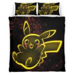 Housse De Couette Pikachu 6 Parure de lit Ensemble De Literie