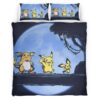 Housse De Couette Pikachu Pokémon 9 Parure de lit Ensemble De Literie