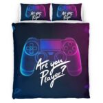 Housse De Couette PlayStation « Are You Player » Parure de lit Ensemble De Literie