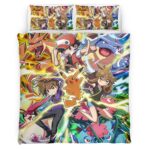 Housse De Couette Pokémon – Tous les Personnages 4 Parure de lit Ensemble De Literie