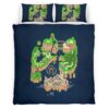 Housse De Couette Carte du Monde Pokémon Parure de lit Ensemble De Literie