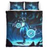 Housse De Couette Lucario « Roku » Pokémon Parure de lit Ensemble De Literie