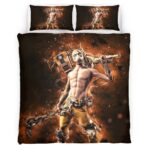 Housse De Couette Psycho Bandit Fortnite Skin 4 Parure de lit Ensemble De Literie