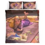 Housse De Couette Raiponce – Tangled Disney 01 Parure de lit Ensemble De Literie