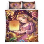 Housse De Couette Raiponce – Tangled Disney 02 Parure de lit Ensemble De Literie